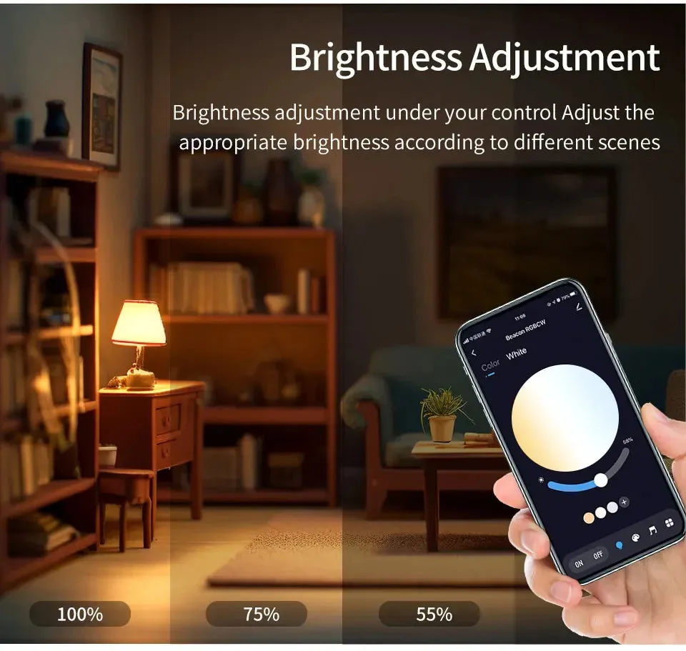 💡 Tuya LED Smart Light Bulbs | RGB   White | 9W Bluetooth Smart Lamp for Home | Remote Control & Group Control | E27