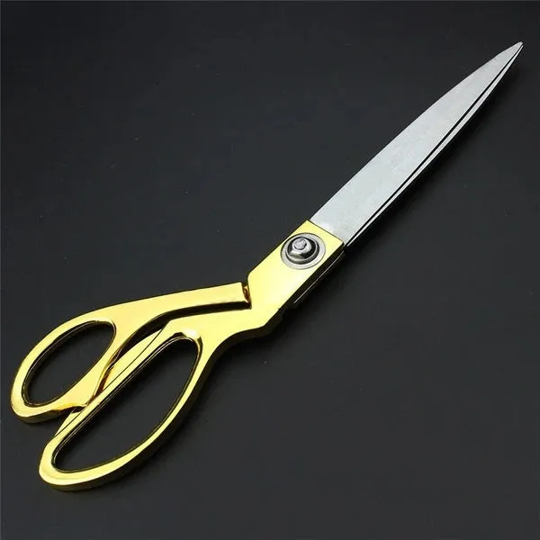 1546 Stainless Steel Tailoring Scissor Sharp Cloth Cutting for Professionals (8.5inch) (Golden)