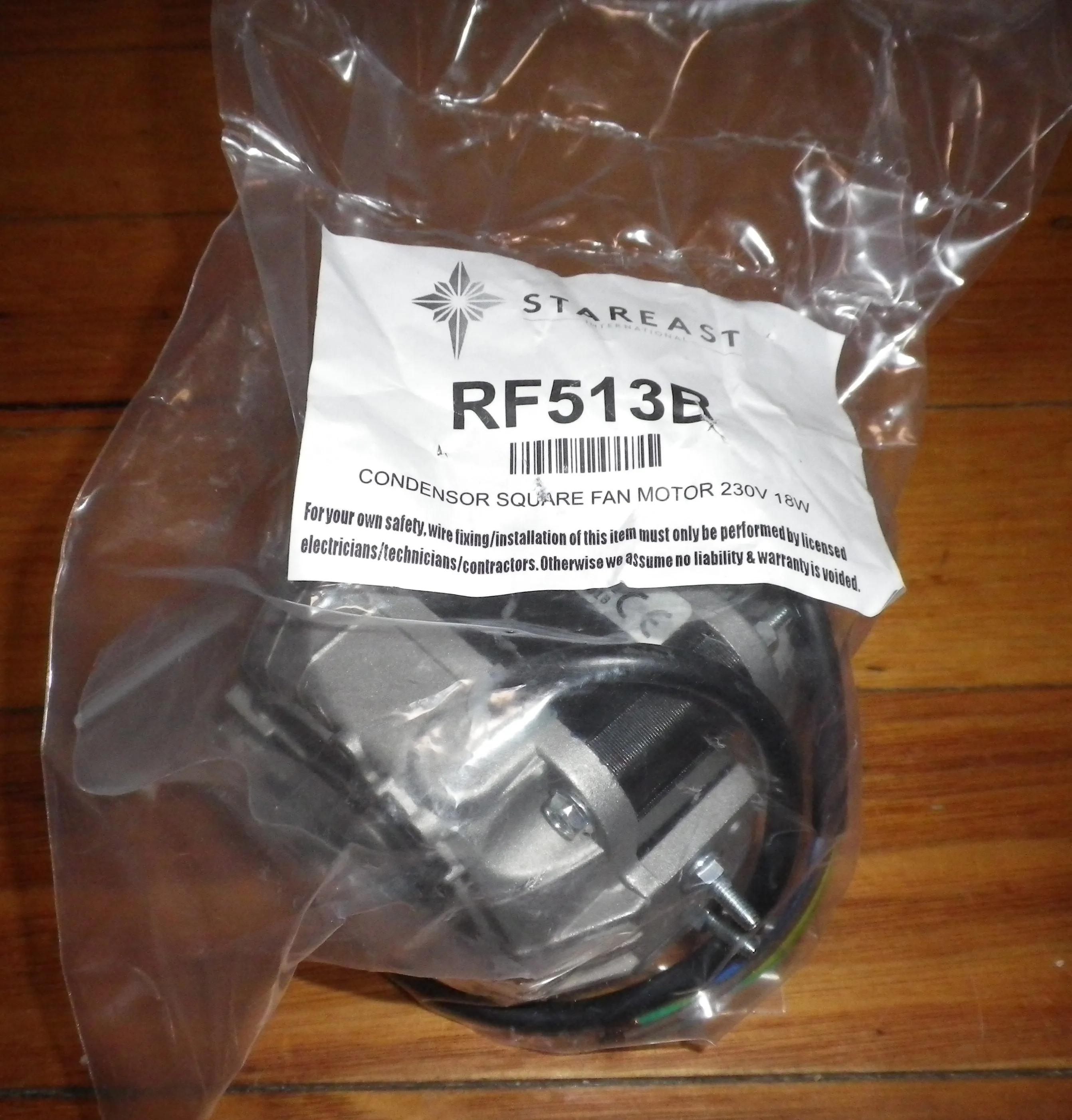 18Watt Counter Clockwise Condensor Fan Motor - Part # RF513B