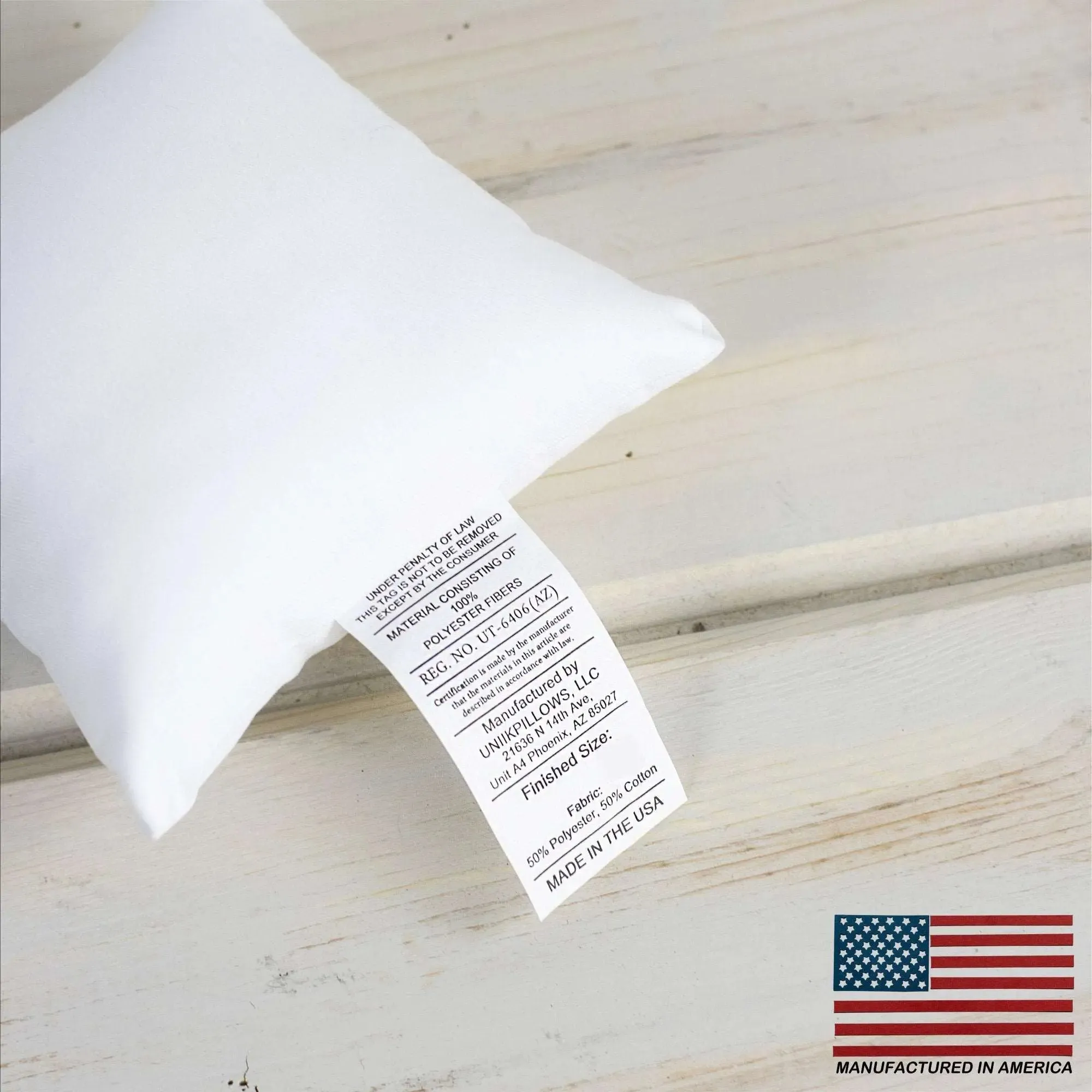 23x23 | Square Angel Hair Insert | Indoor Outdoor Down Alternative Hypoallergenic Pillow Insert | Quality Insert | Premium Insert