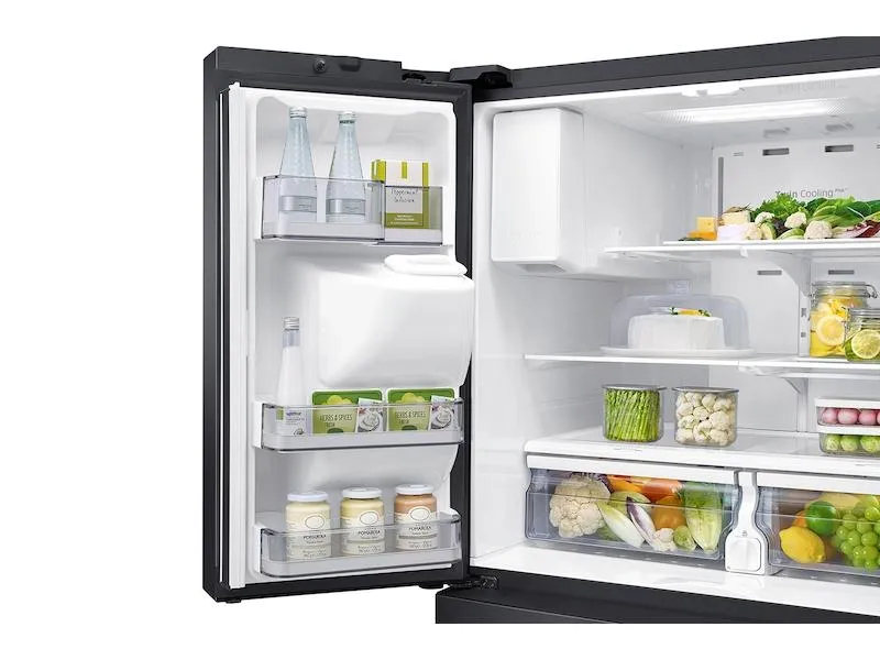 28 cu. ft. 4-Door French Door Refrigerator with FlexZone™ Drawer in Black Stainless Steel