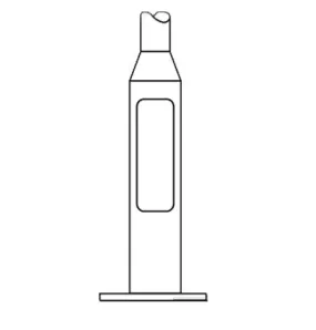 3 Metre Tubular Steel Flange Column