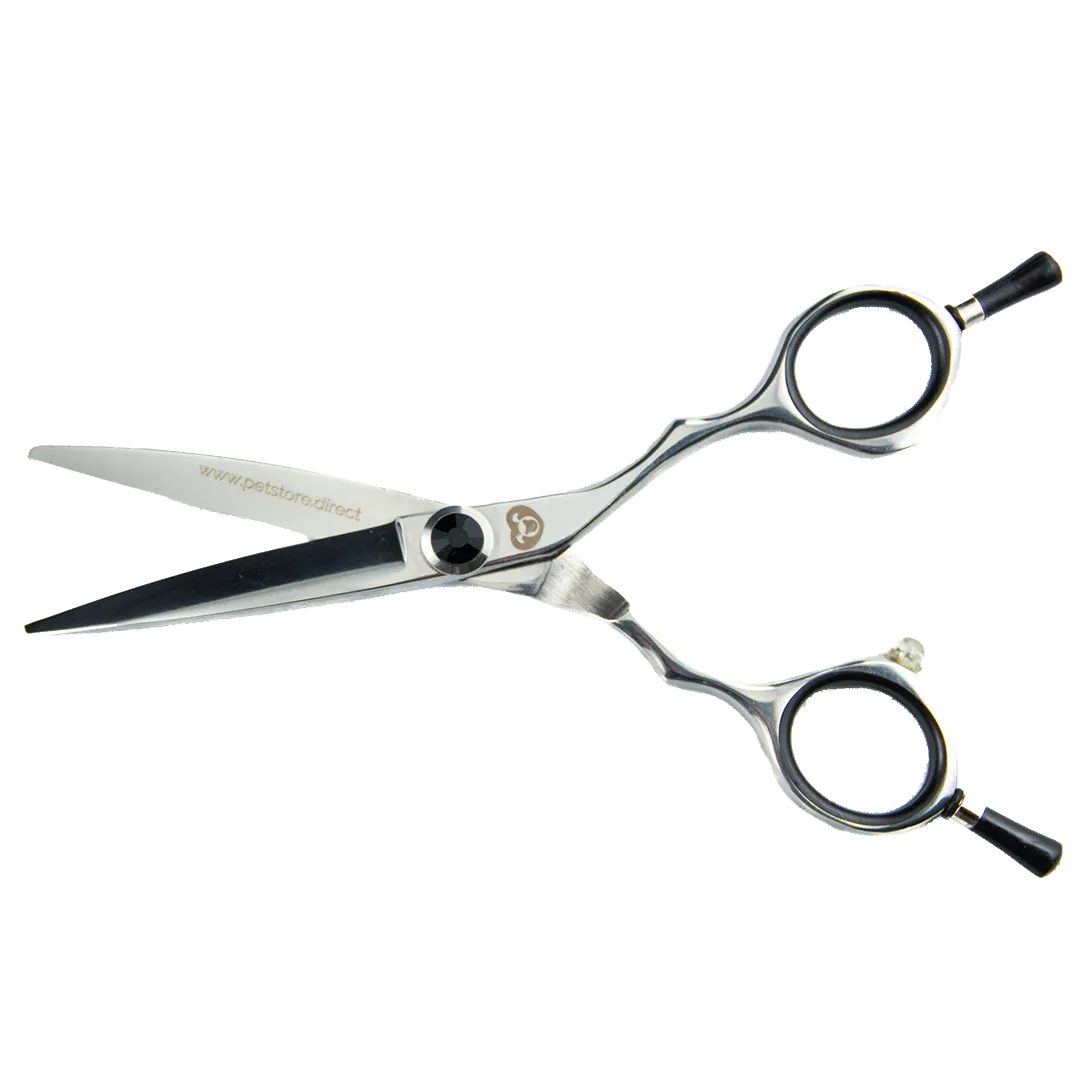 5.5" Black Mini Curved Shear by PetStore.Direct