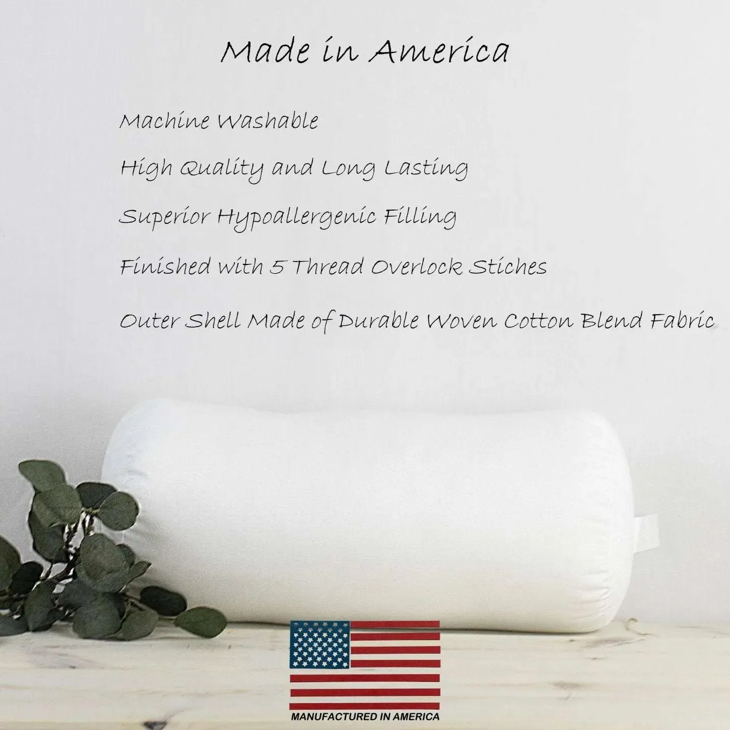 5x26 | Bolster Insert | Indoor Outdoor Hypoallergenic Polyester Fill | Quality Insert | Premium Insert