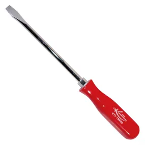 6" Slotted Screwdriver with Red Handle