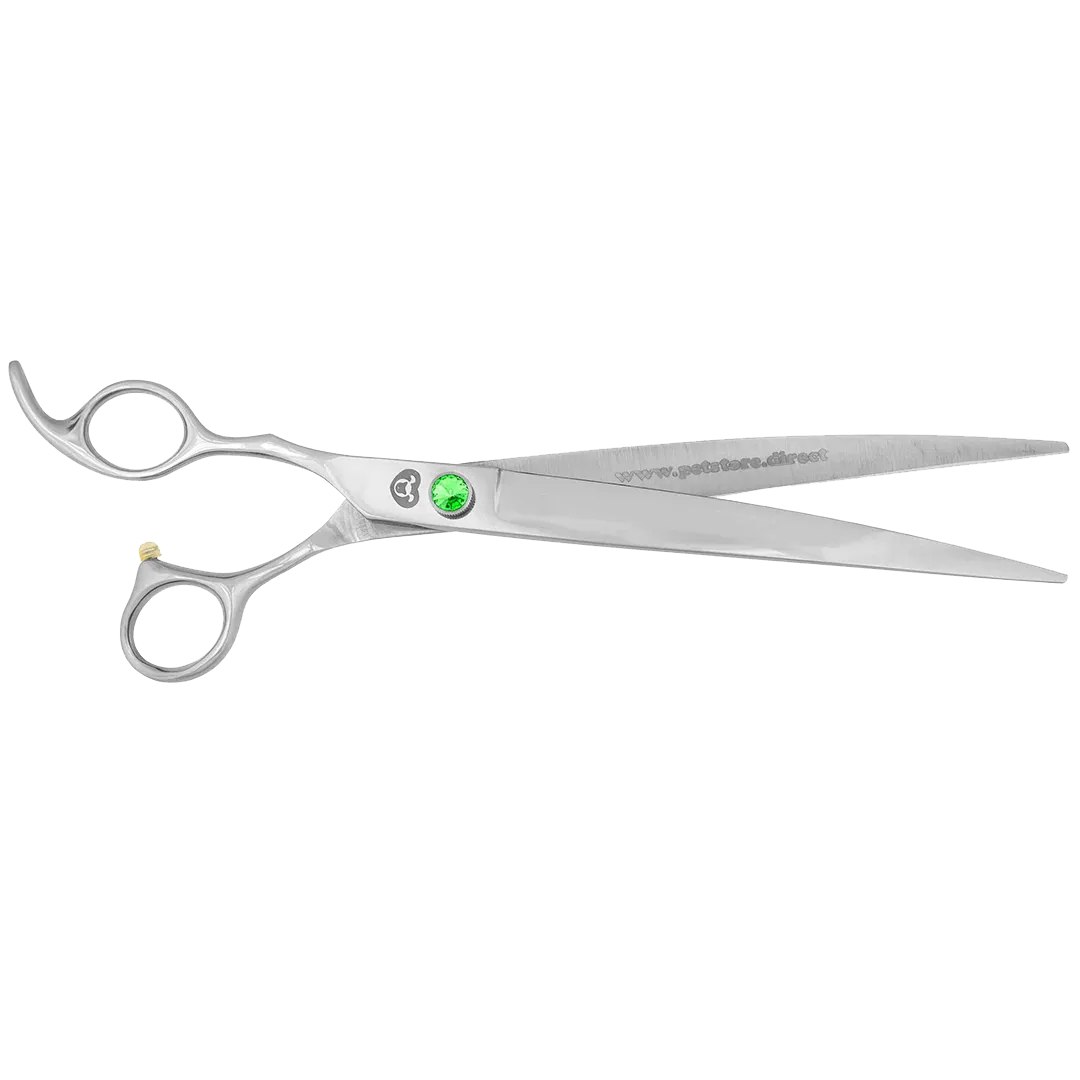 9" Straight Left-Handed Grooming Shears by PetStore.Direct