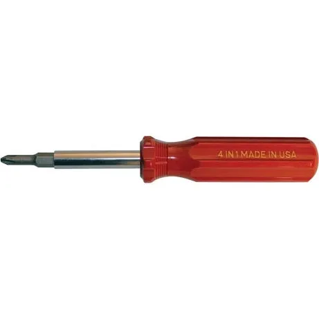 ALFA Tools SCD45O 4 IN 1 ORANGE SCREWDRIVER PHILLIPS /SL 12/pack