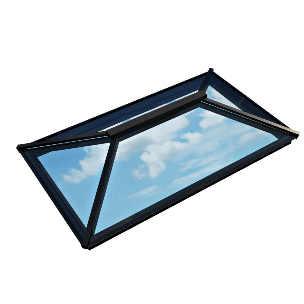 Atlas Contemporary Aluminium Roof Lantern - Clear Self Cleaning Glass