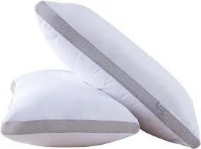 Bamboo Cooling & Breathable Pillows Twin Pack - Gioia Casa