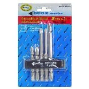 Benzwerkz 5-Pcs Combination Screwdriver Bit Set