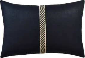 Cabana Tape Sand & Shade Lumbar Pillow by Ryan Studio