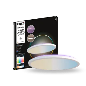 Calex Smart Halo LED Ceiling Lamp White - 40cm - RGB Warm White - 25W