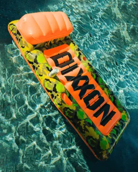 Camo & Orange Pool Raft