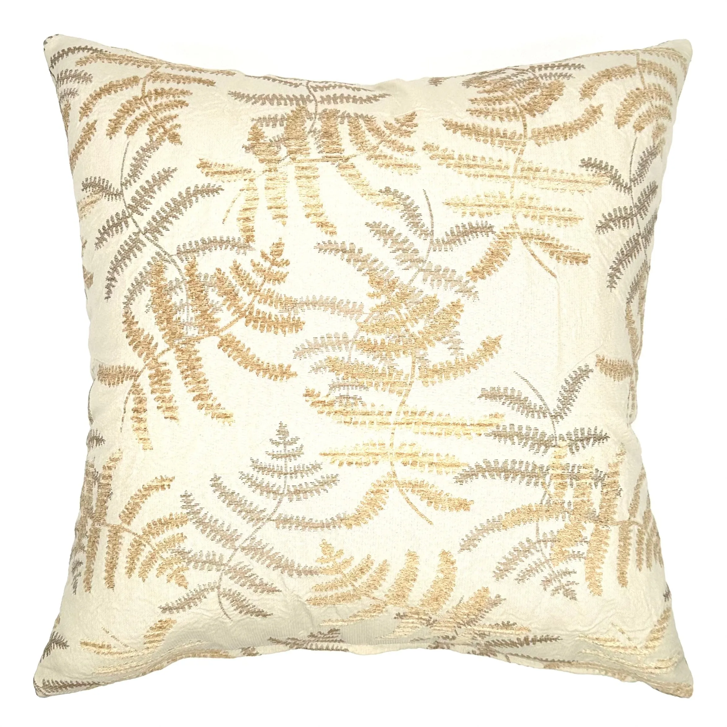 Champagne Boho Throw Pillow Cover 22x22