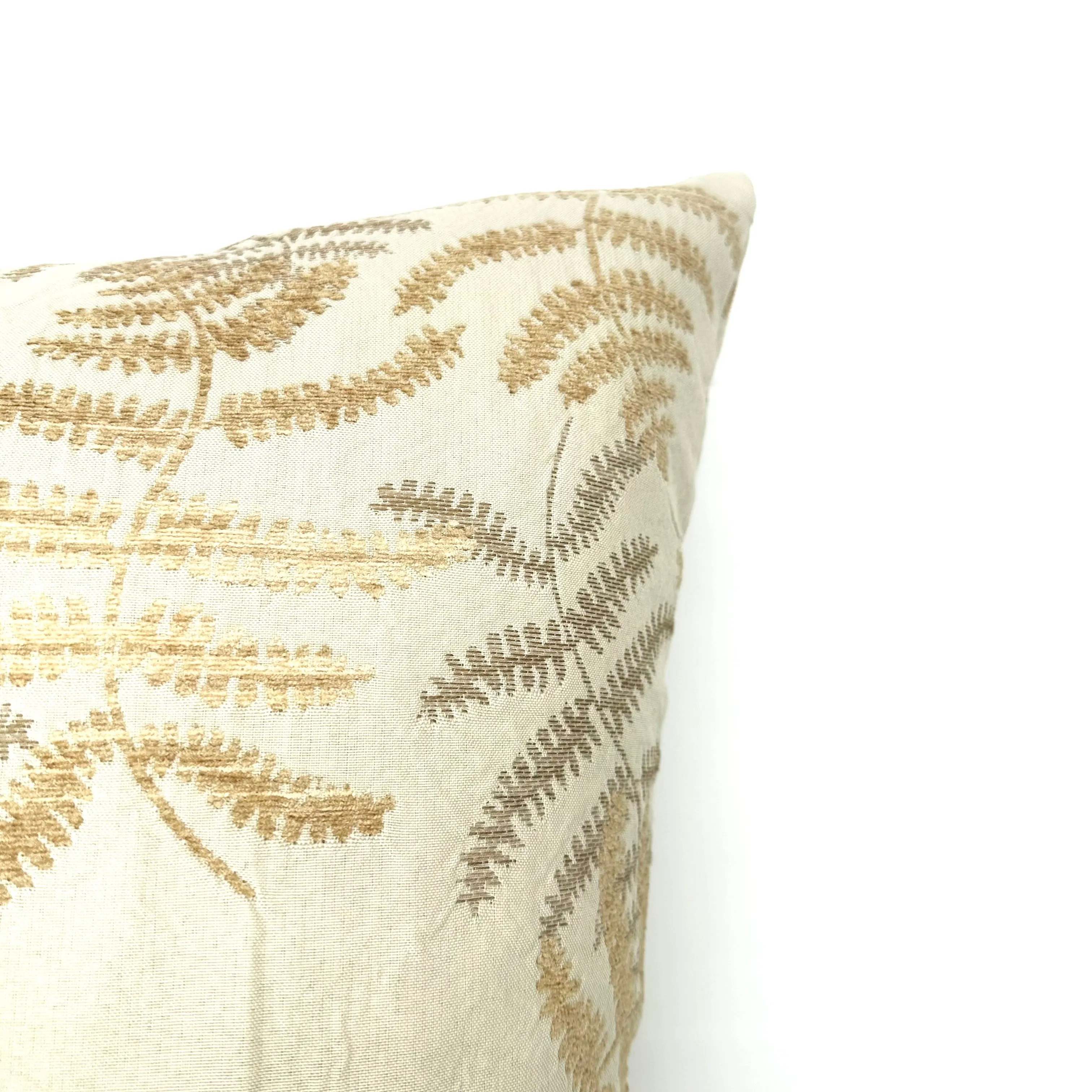 Champagne Boho Throw Pillow Cover 22x22