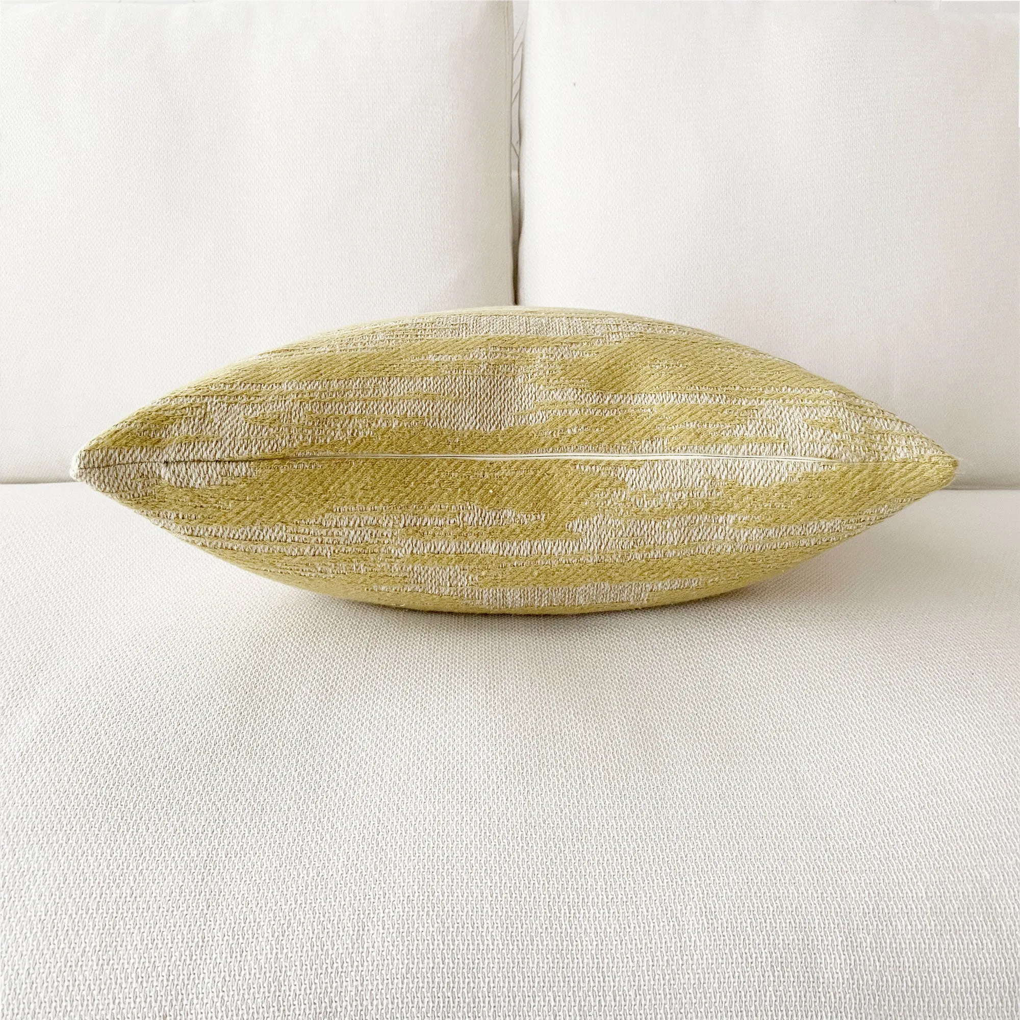 Citron Abstract Throw Pillow Cover 20x20