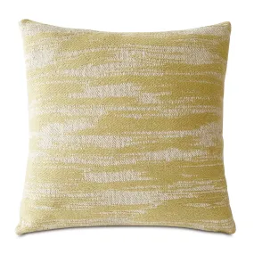 Citron Abstract Throw Pillow Cover 20x20