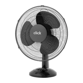 Click 30cm Desk Fan Black