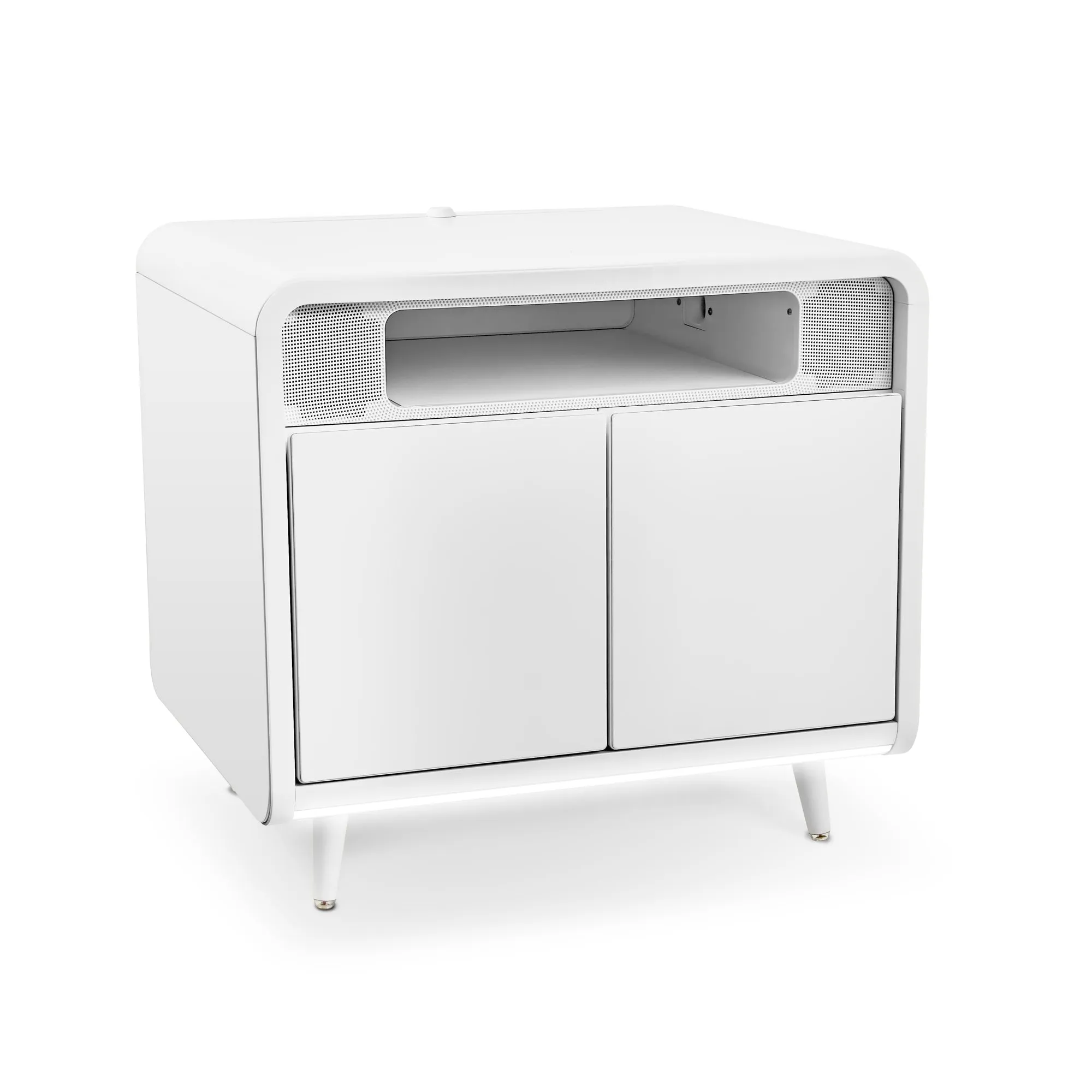 Decimus Smart End Table - White