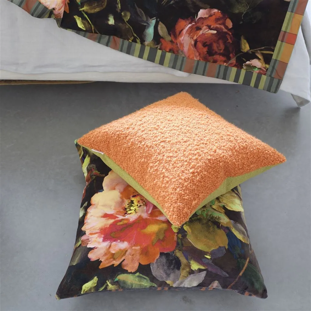 Designers Guild Cormo Persimmon Boucle Decorative Pillow