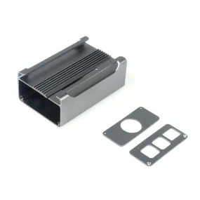 [Discontinued] SainSmart NEW High Quality Aluminum Alloy Protective Case for Raspberry Pi Model RPi B  & RPi 2(Silver Grey)