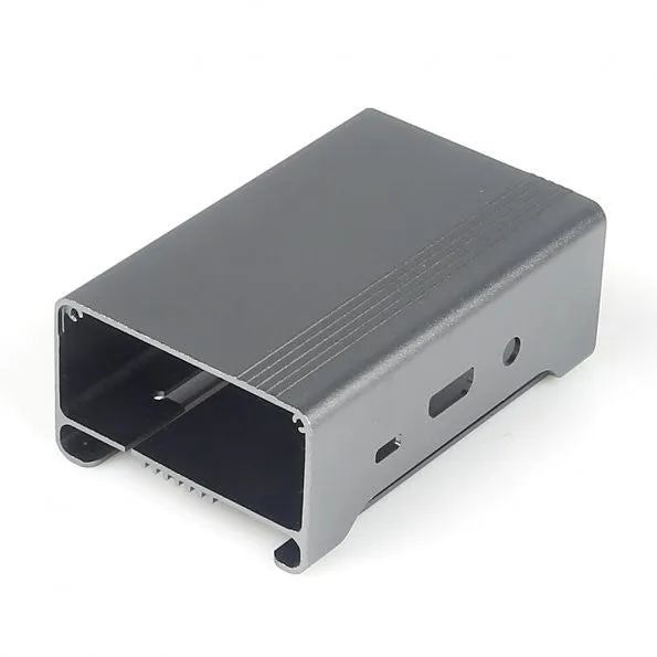 [Discontinued] SainSmart NEW High Quality Aluminum Alloy Protective Case for Raspberry Pi Model RPi B  & RPi 2(Silver Grey)