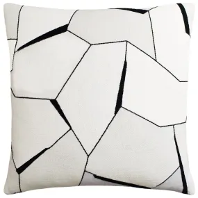 Diverging Ebony Decorative Pillow Ryan Studio