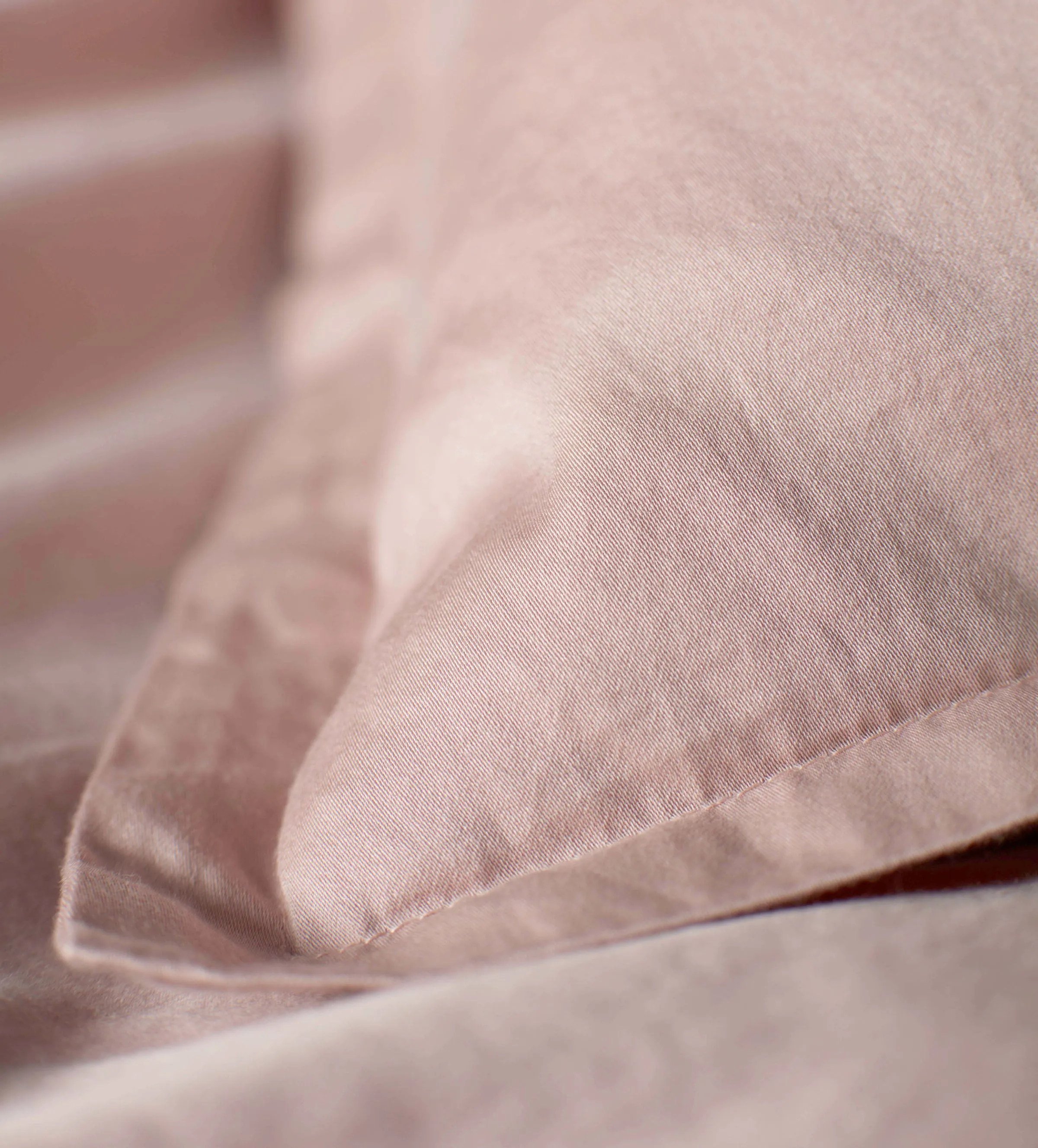 Dusty Pink Super Soft 100% Cotton Duvet Cover