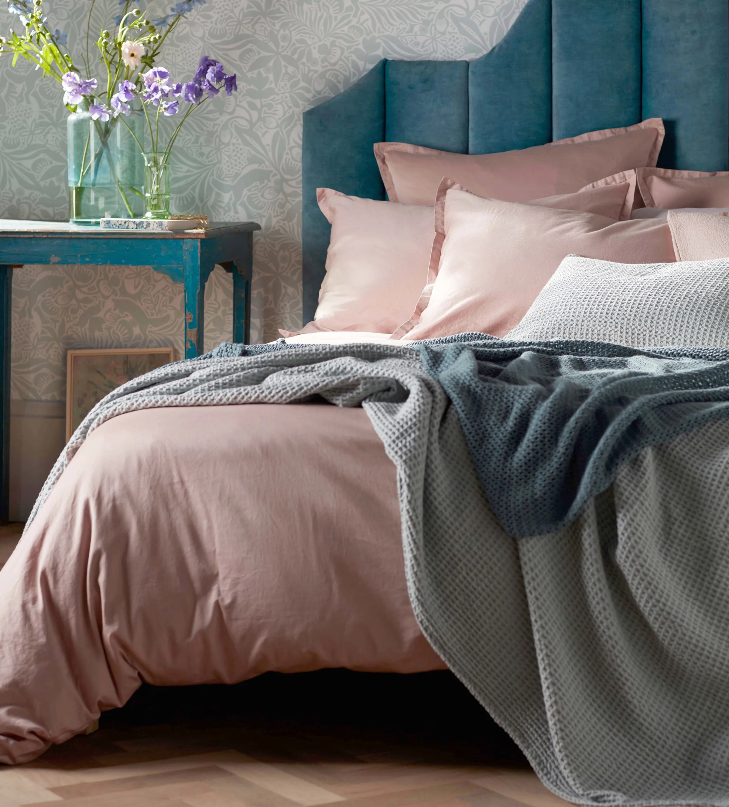 Dusty Pink Super Soft 100% Cotton Duvet Cover