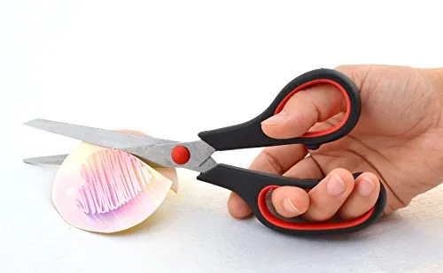 eZthings Scissors Set for Home Crafts and Arts or Office Cutting Projects (Multipurpose Scissors)