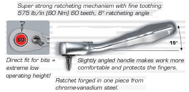 Felo 64197 XS 23 Metric Pocket Sized Socket and Bit Set