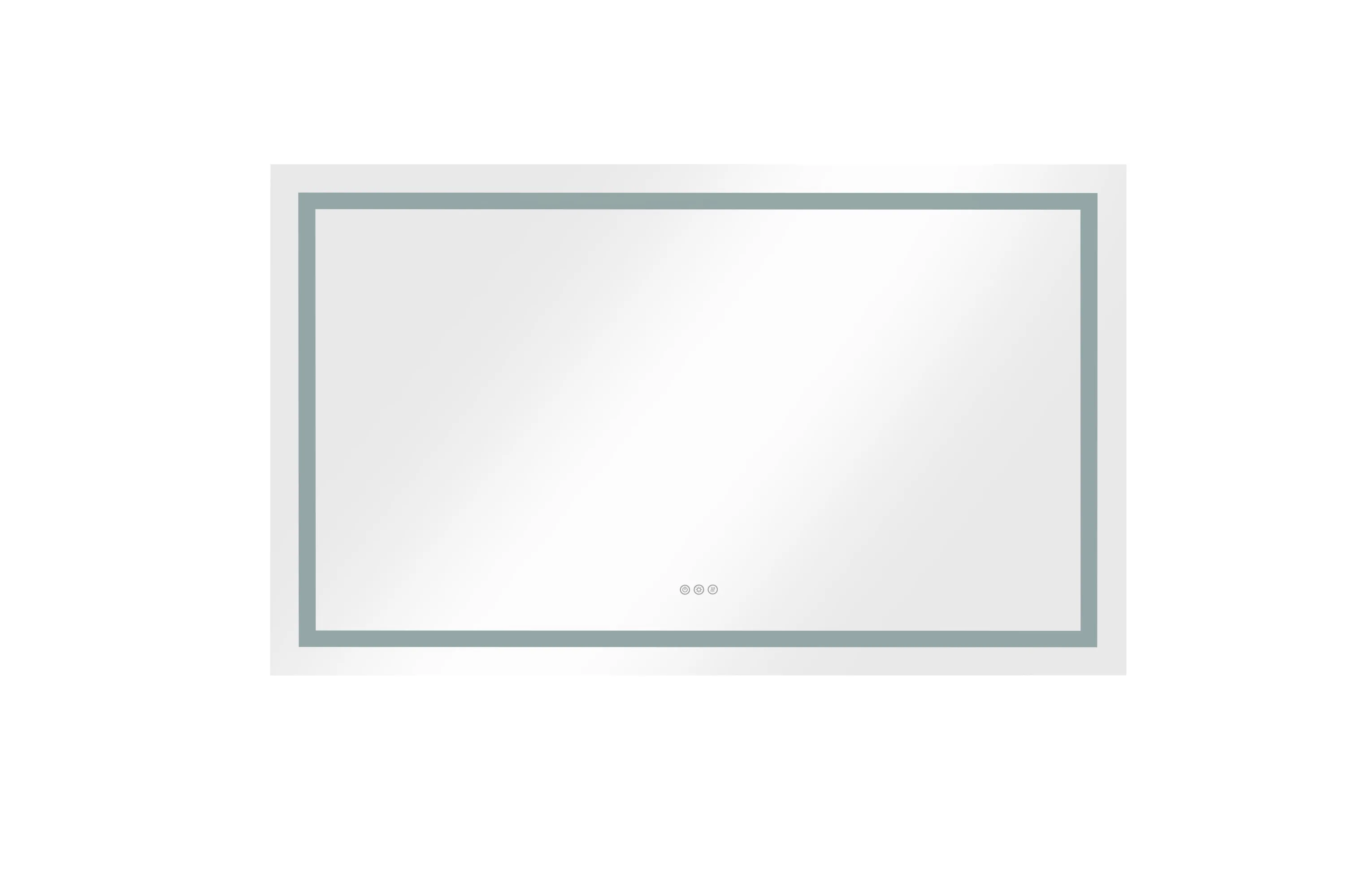 Frameless LED Vanity Mirror - Smart Touch, 3-Color Lighting