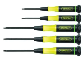 General 711 Torx Screwdriver Set, Steel, Black Oxide/Nickel :EA: QUANTITY: 1