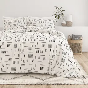 Geo Dash Pattern 3-Piece Duvet Cover Set