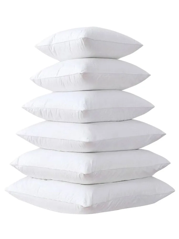 Goose feather back pillow