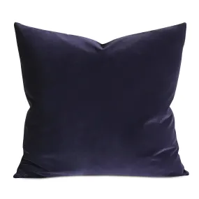 Grape Purple Velvet Throw Pillow Cover