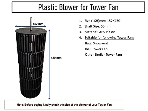 HAVAI Blower for Tower Fan - Black