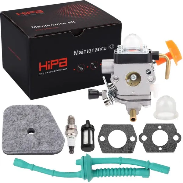 Hipa FS90R Carburetor Kit for Stihl FS 90 R FS90 FS87 FS87R FS100 FS110 FS110R String Trimmer Brushcutter Replace 4180-120-0608 C1Q-S174