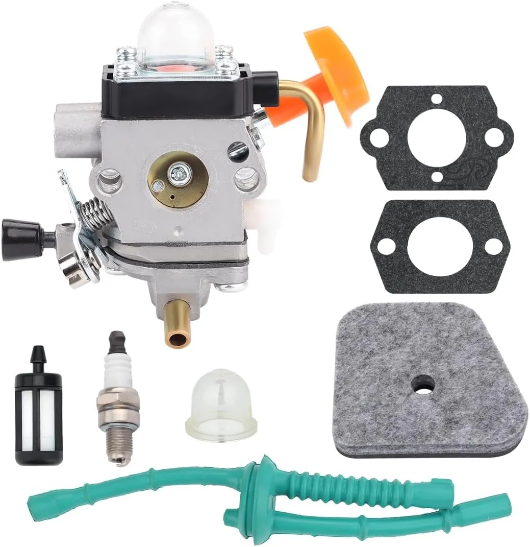 Hipa FS90R Carburetor Kit for Stihl FS 90 R FS90 FS87 FS87R FS100 FS110 FS110R String Trimmer Brushcutter Replace 4180-120-0608 C1Q-S174