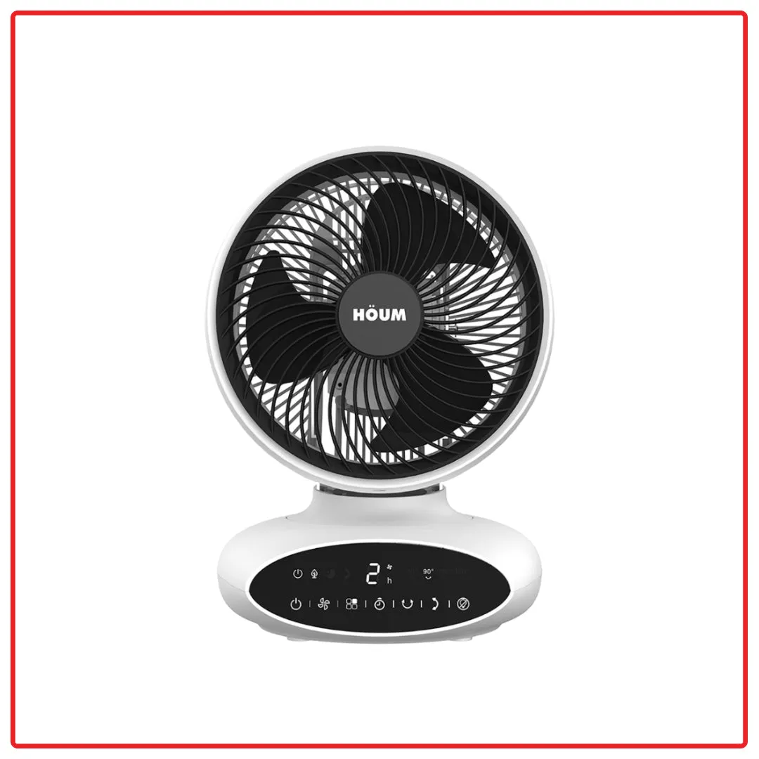 Houm C8 8 Inch 5 Speed Settings with Remote Control Air Circulator Table Fan