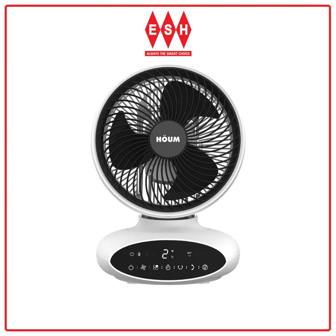 Houm C8 8 Inch 5 Speed Settings with Remote Control Air Circulator Table Fan