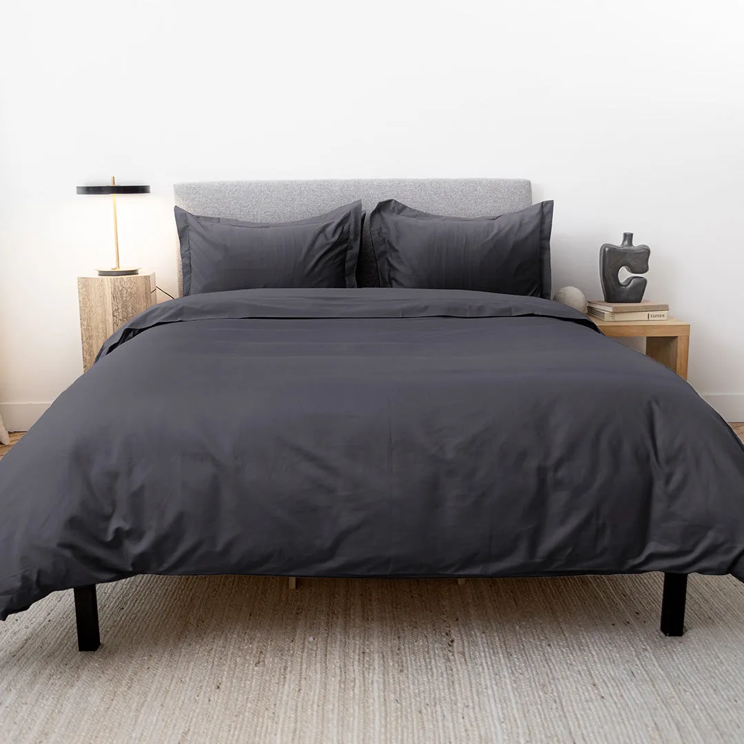 Hush Cotton Sateen Duvet Cover Set