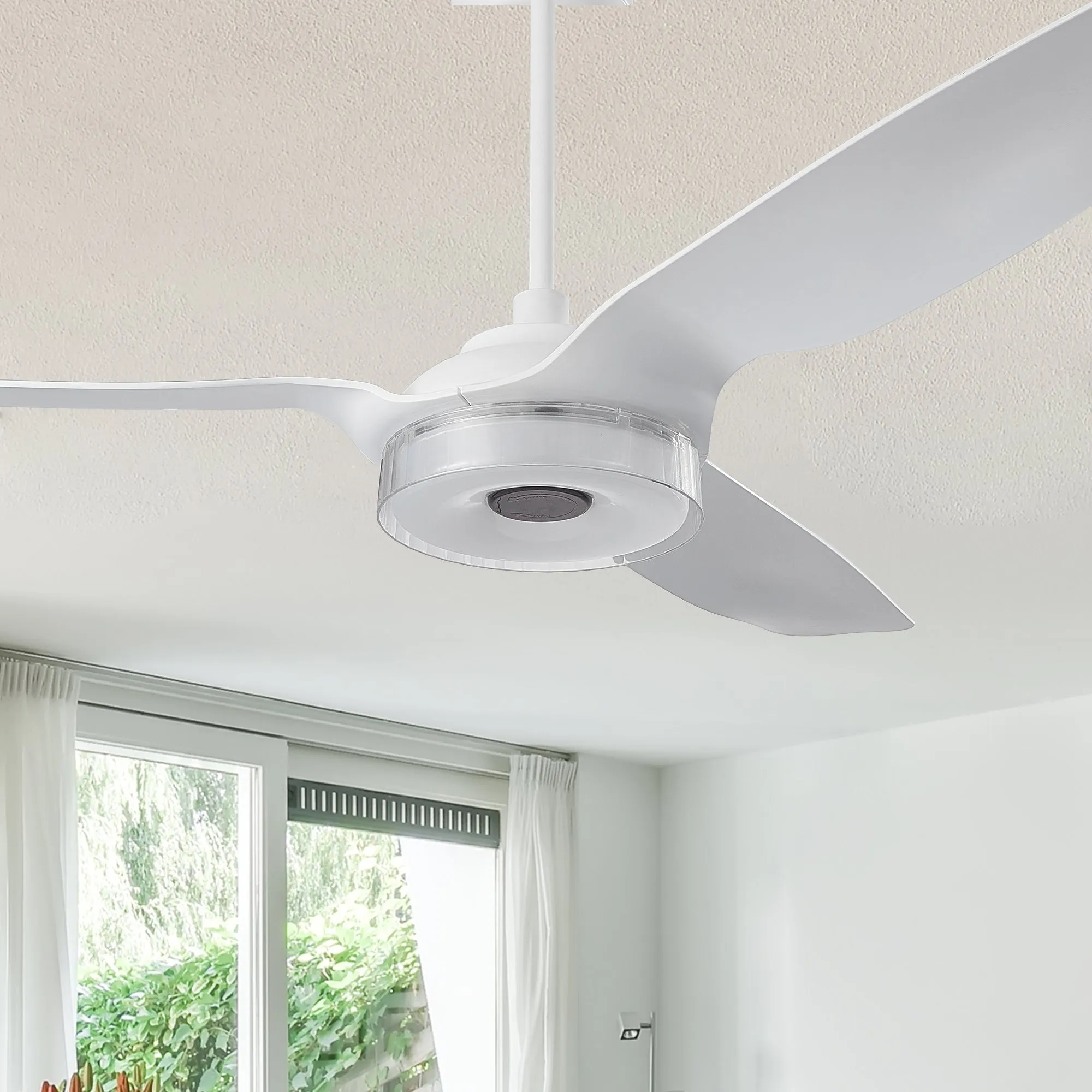 Icebreaker 60 inch Smart Ceiling Fan with Integrated LED Light and Remote