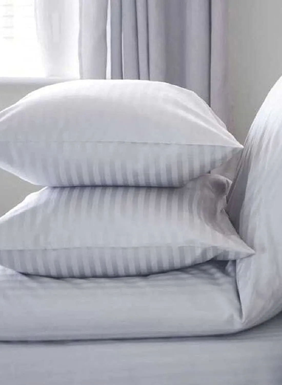 JDX Ultra Soft Quality Pillow for Bed, Soft Pillows for Sleeping, White, Set/Pack of 4 Pillows