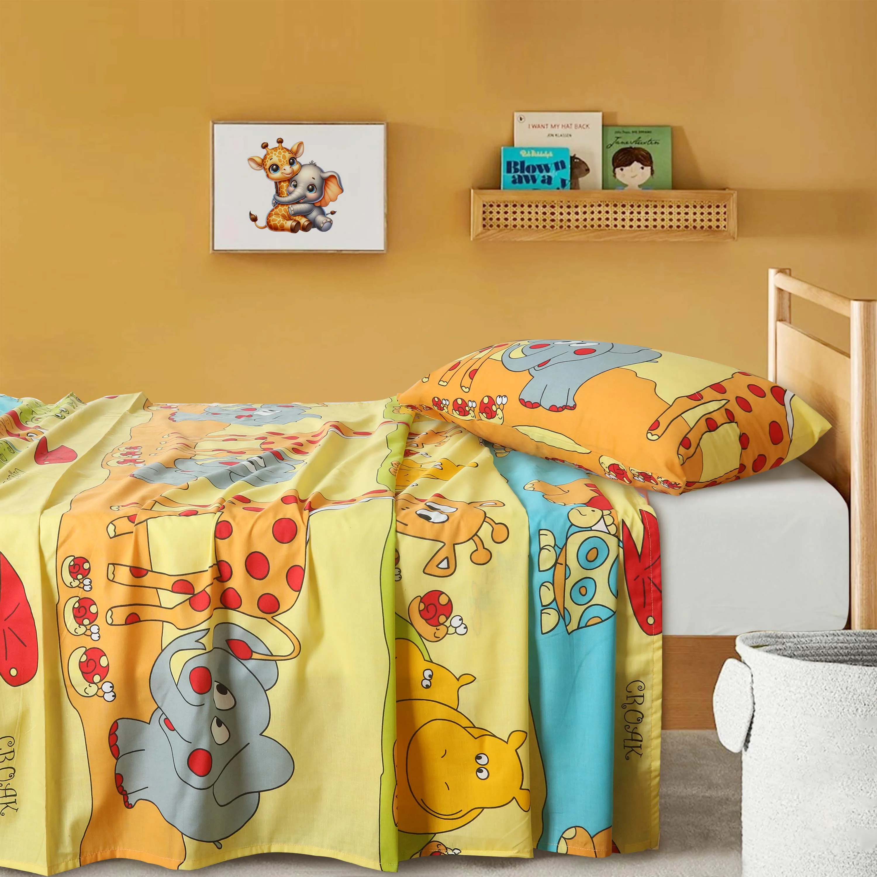 Jungle Print Kids Bedsheet