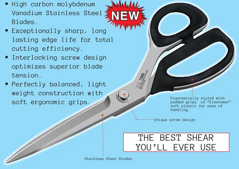 Kai 7300 12" Professional Shears Stainless Steel