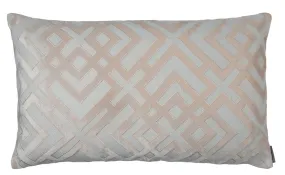 Karl Blush Large Rectangle Pillow by Lili Alessandra