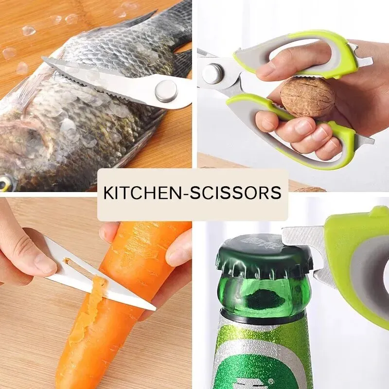 Kitchen Shears Heavy Duty Kitchen Scissors with Holder for Meat