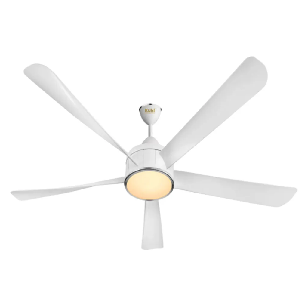 Kuhl Platin D5 BLDC Underlight Ceiling Fan With Remote 1200 mm White