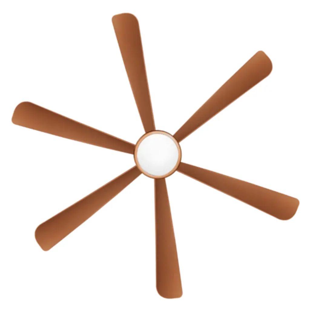 Kuhl Platin D6 BLDC Underlight Ceiling Fan With Remote 1200 mm Copper